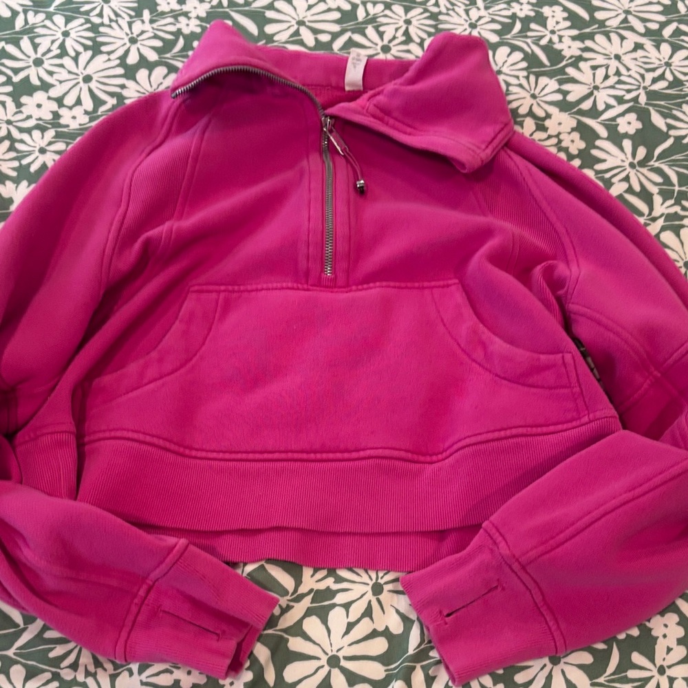 Lululemon Athletica Fuchsia Zip-Up Jacket